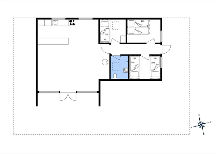 Bv301-blavand-sandtoftevej-64 度假居 *